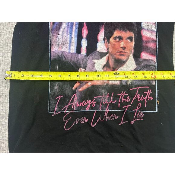 Scarface T-Shirt Men's Size Medium Graphic Causal Short Sleeve Pullover Black - Picture 6 of 7
